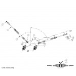 V-String Assembly - Angled Suspension, Twin-Bundle Conductor, 50K